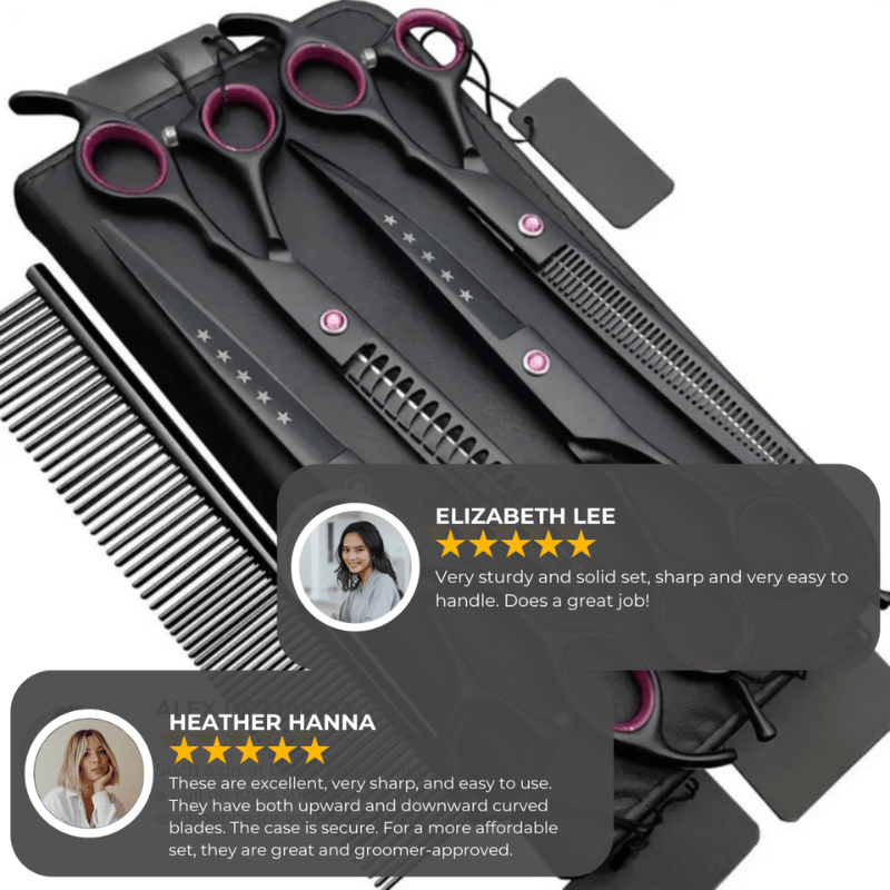 Professional Pet Grooming Kit Sharp Scissors Set