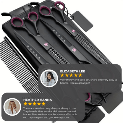 Professional Pet Grooming Kit Sharp Scissors Set