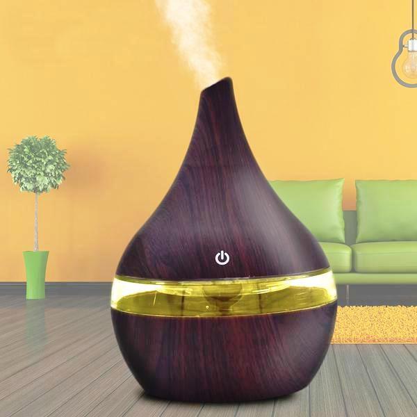 Aromatic Wooden Ultrasonic Cool Mist Diffuser