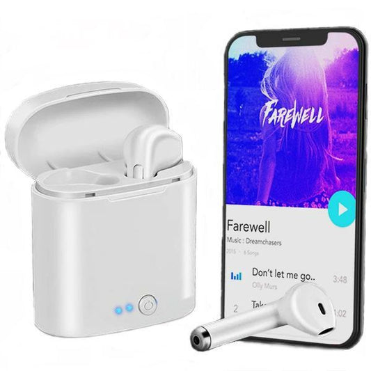 Cordless Bluetooth In-Ear Headphones with Microphone - Luxicro
