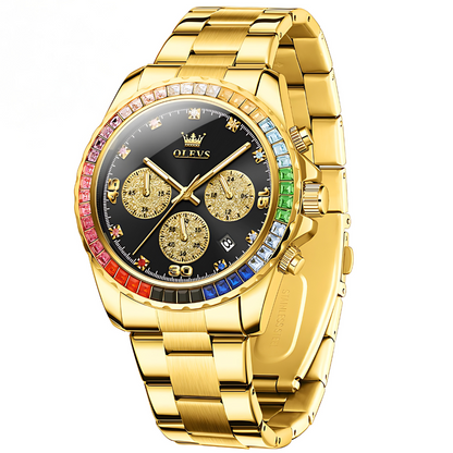 Classic Leather Mens Watch For Elegant Style