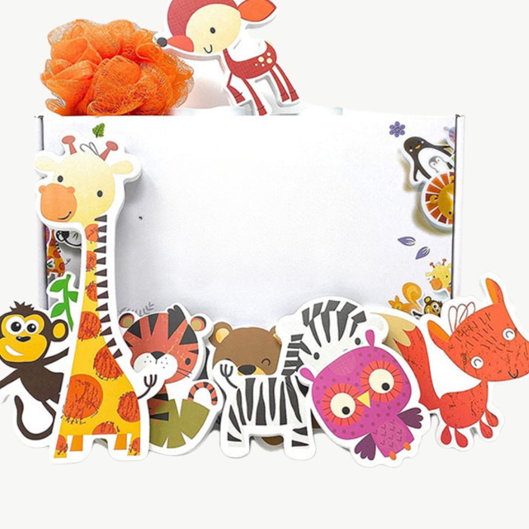 Fun Kids Rubber Animal Bath Playset