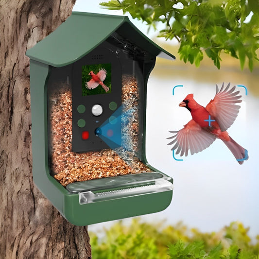 Automatic Bird Feeder with Motion Sensor Camera - Luxicro