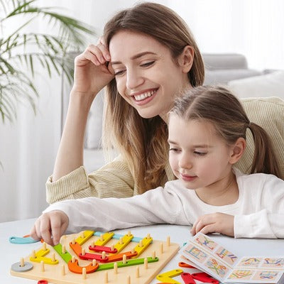 Learning Wood Shape Sorter Toy