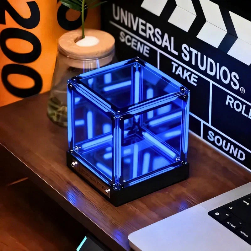 Contemporary Square Table Lamp