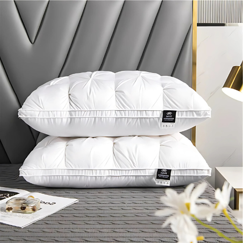 Comfortable Plush Bed Pillow for Better Sleep - Luxicro