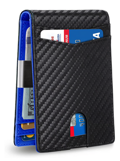 Protective Thin Leather RFID Wallet for Men