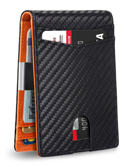 Protective Thin Leather RFID Wallet for Men