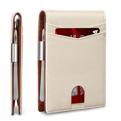 Protective Thin Leather RFID Wallet for Men