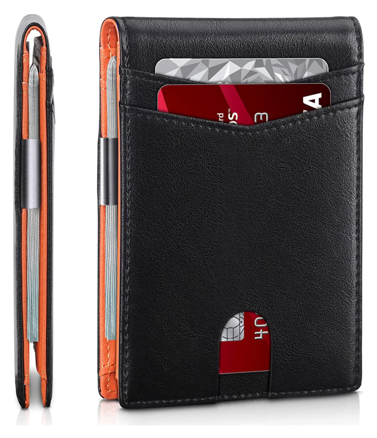 Protective Thin Leather RFID Wallet for Men
