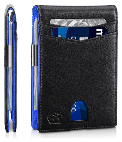 Protective Thin Leather RFID Wallet for Men