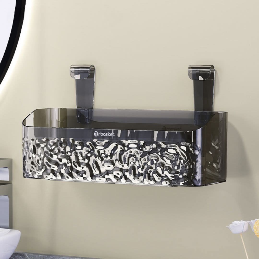 Space Saving Bathroom Shelf with Suction Cup