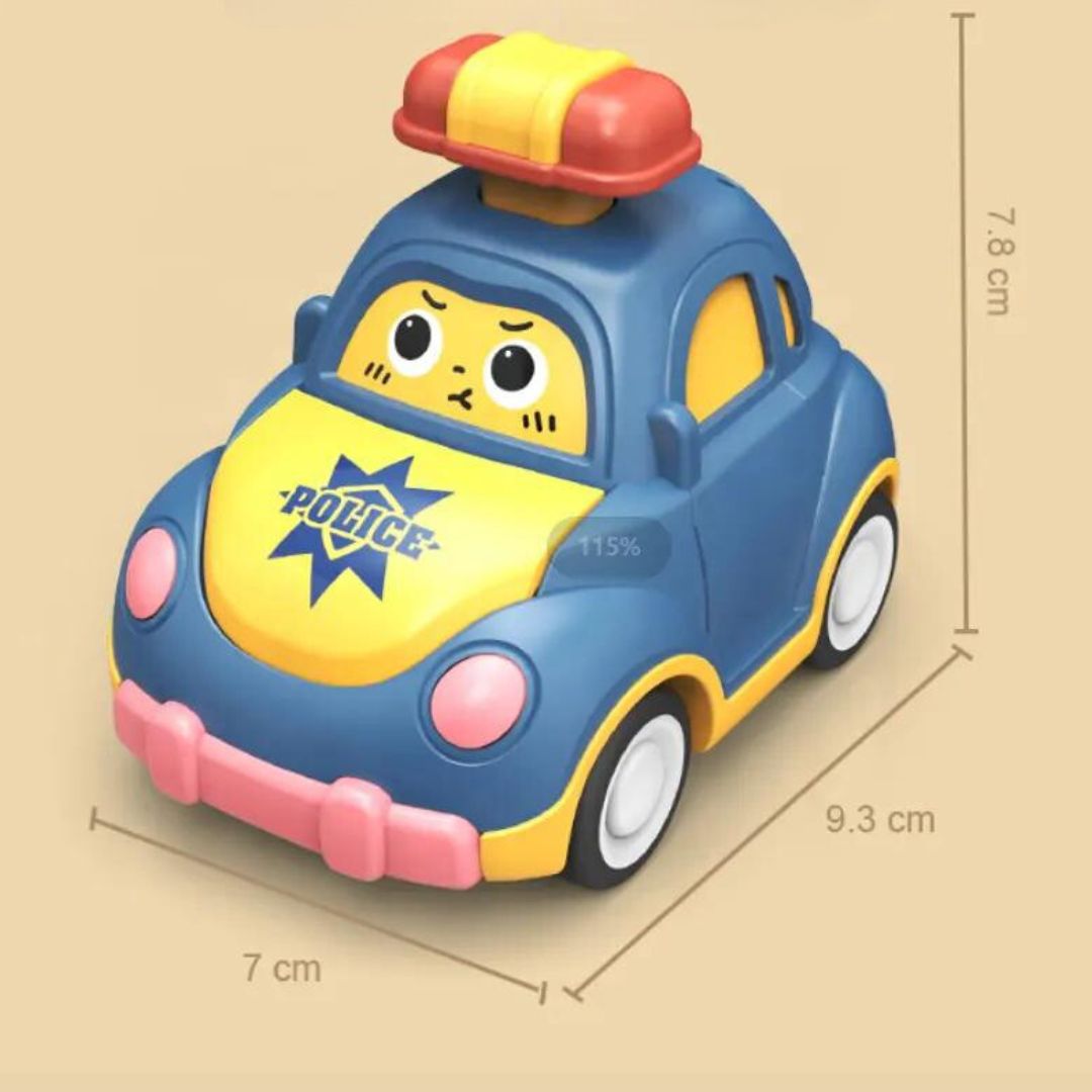Colorful Kids Toy Cars - Push and Go