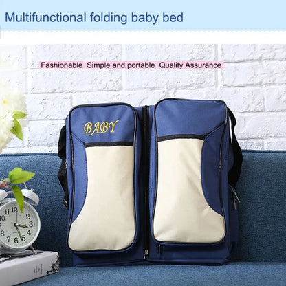 Compact Folding Infant Bed with Storage