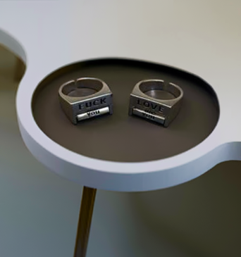 Mood Control Adjustable Rotating Ring