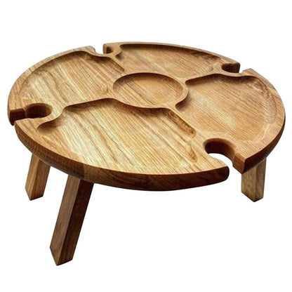 Deluxe Wooden Picnic Cheese Platter - Luxicro