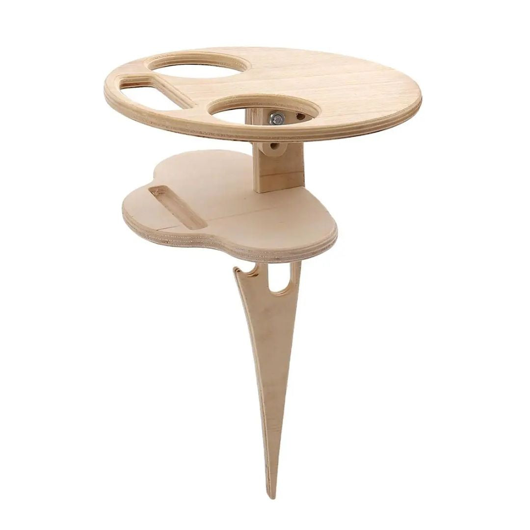 Portable Space Saving Wine Bar Table - Luxicro