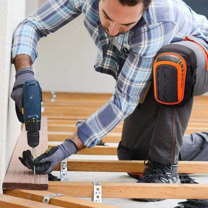 Heavy Duty Knee Pads for Work - Protective & Ultra Comfortable