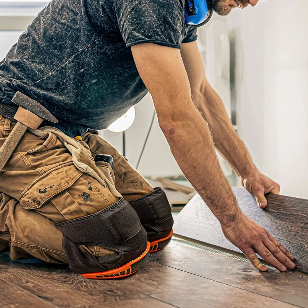 Heavy Duty Knee Pads for Work - Protective & Ultra Comfortable