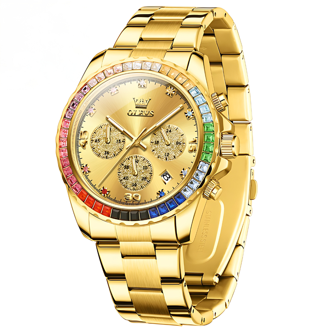 Classic Leather Mens Watch For Elegant Style