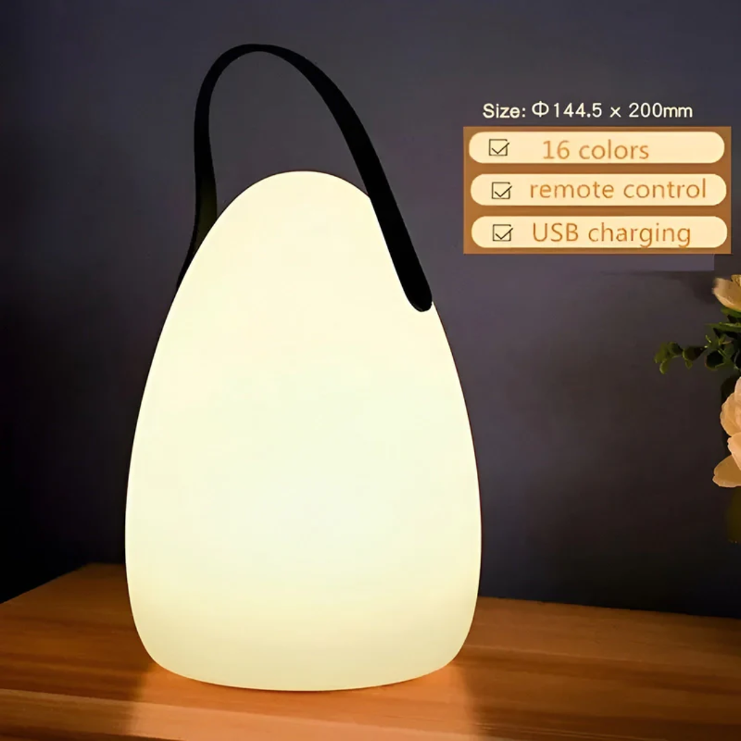 Compact Solar Powered Garden Lamp - Luxicro