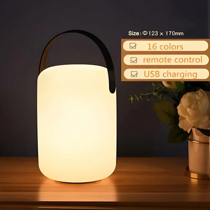 Compact Solar Powered Garden Lamp