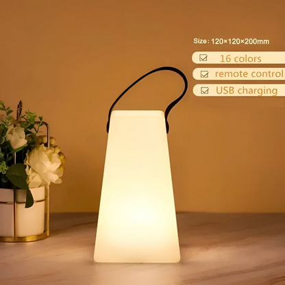 Compact Solar Powered Garden Lamp