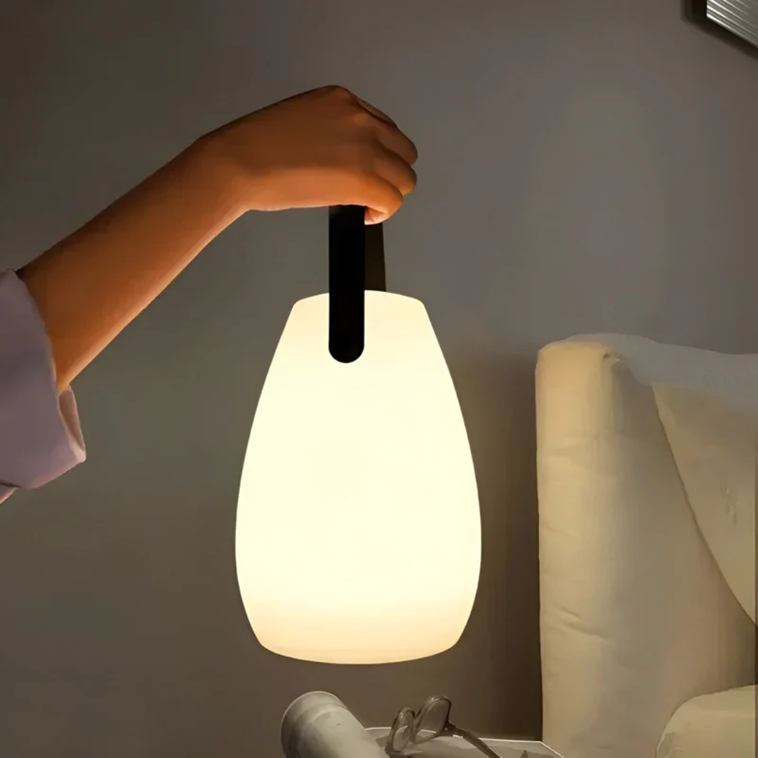 Compact Solar Powered Garden Lamp