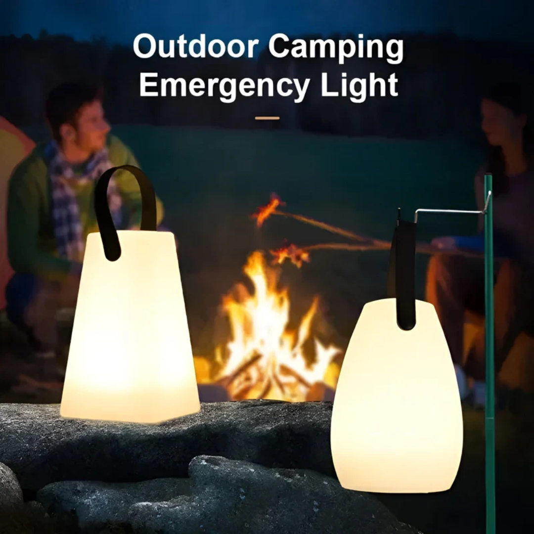 Compact Solar Powered Garden Lamp