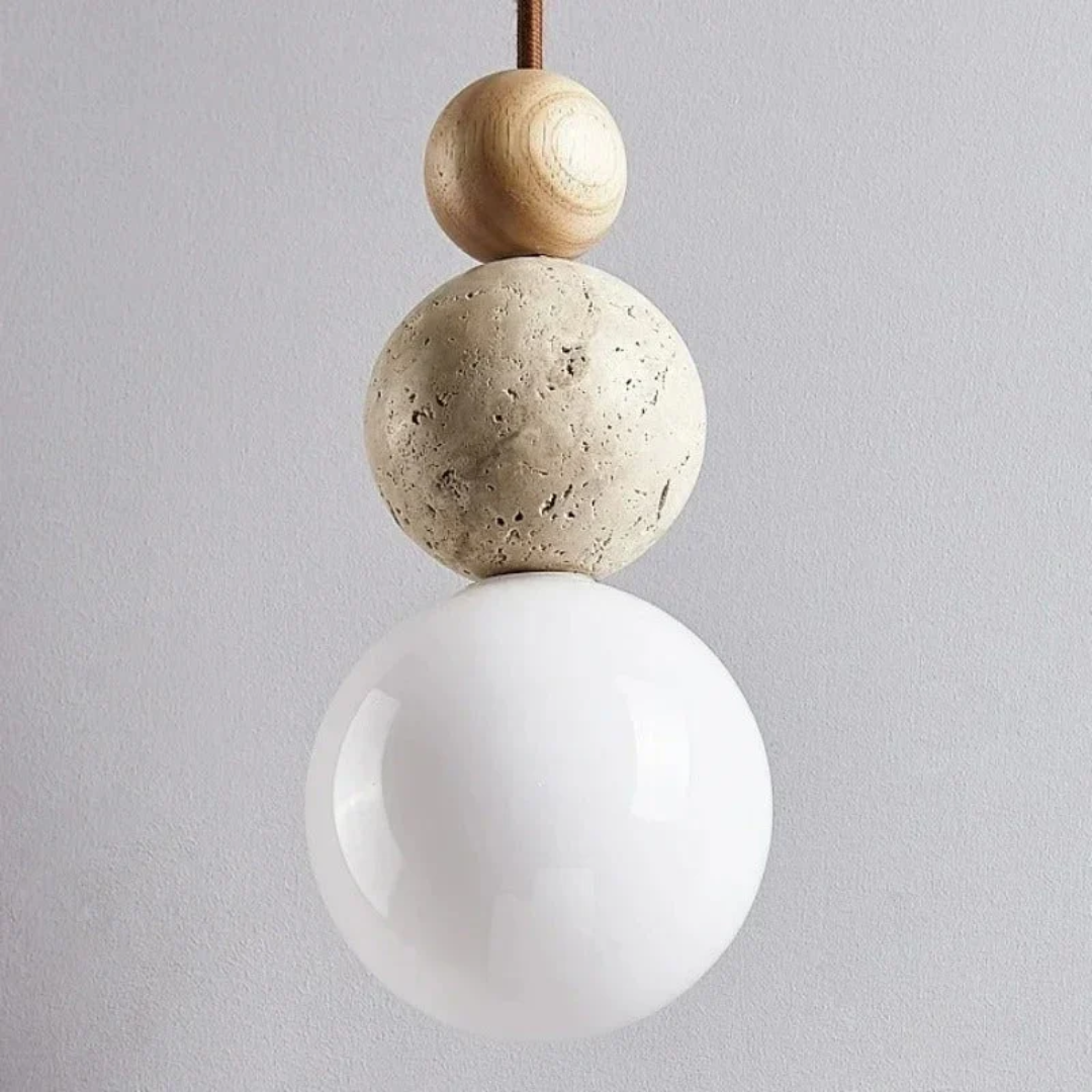 Rustic Wooden Hanging Light Fixture