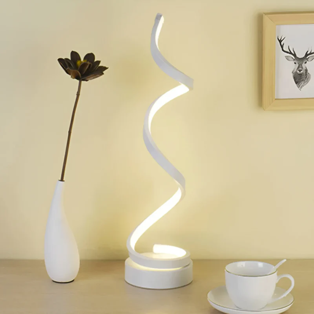 Adjustable Contemporary Spiral Desk Lamp - Luxicro