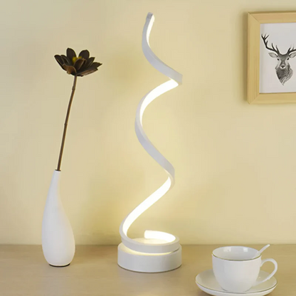 Adjustable Contemporary Spiral Desk Lamp - Luxicro
