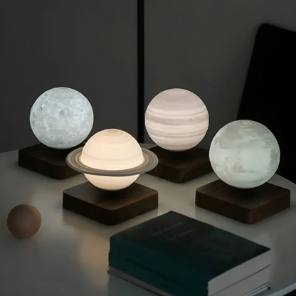 Bright Round Glass Desk Lamp
