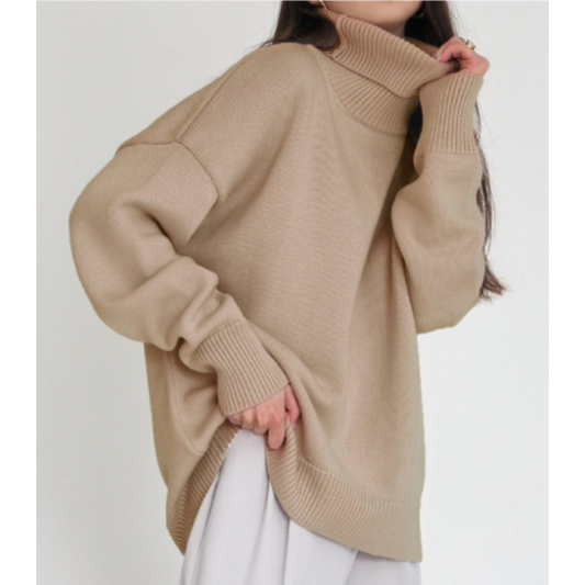 Cozy Long Sleeve Turtleneck Winter Sweater - Luxicro