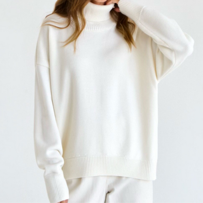 Cozy Long Sleeve Turtleneck Winter Sweater