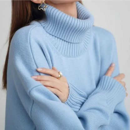Cozy Long Sleeve Turtleneck Winter Sweater