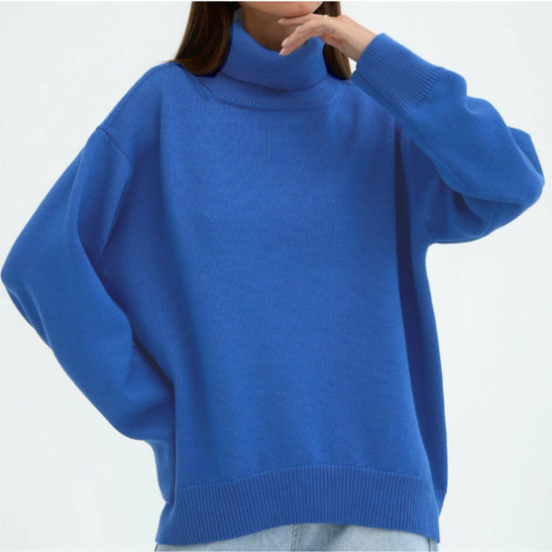 Cozy Long Sleeve Turtleneck Winter Sweater