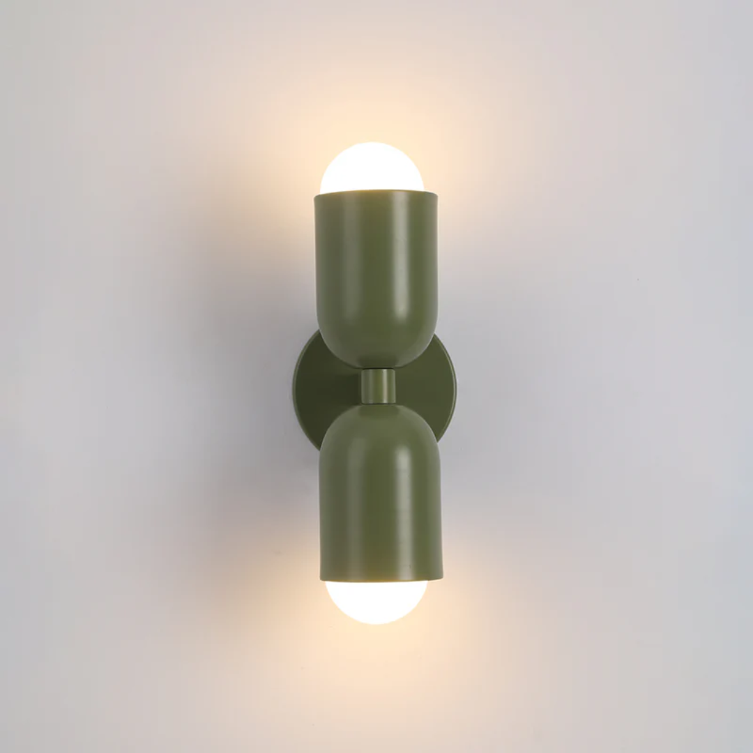 Vibrant Double LED Metal Wall Light - Luxicro
