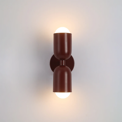 Vibrant Double LED Metal Wall Light