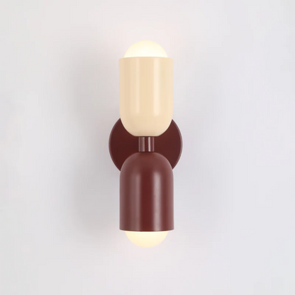 Vibrant Double LED Metal Wall Light