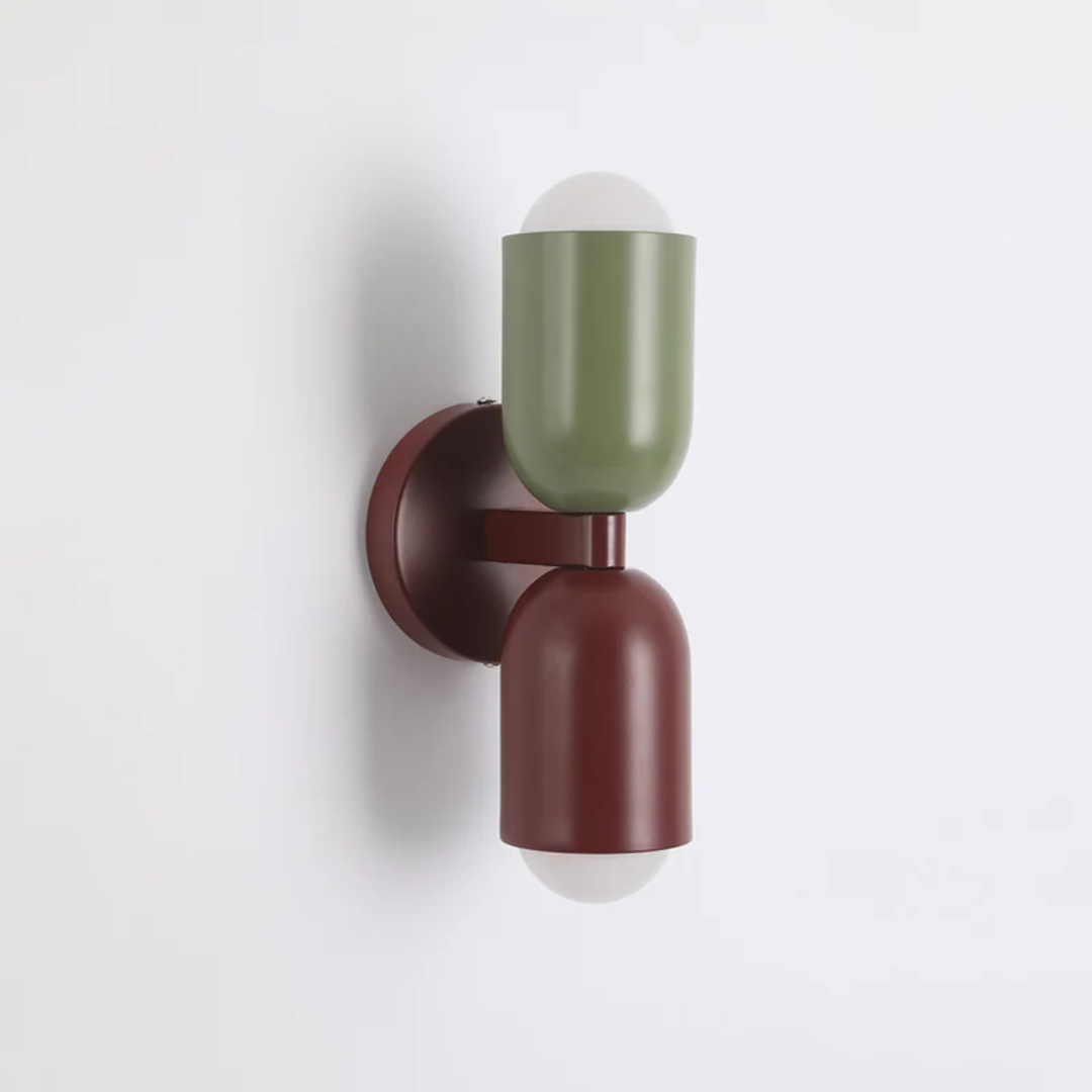 Vibrant Double LED Metal Wall Light