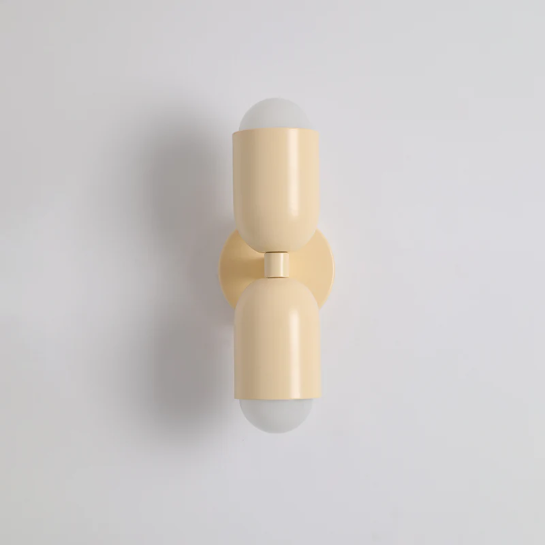 Vibrant Double LED Metal Wall Light