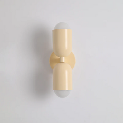 Vibrant Double LED Metal Wall Light