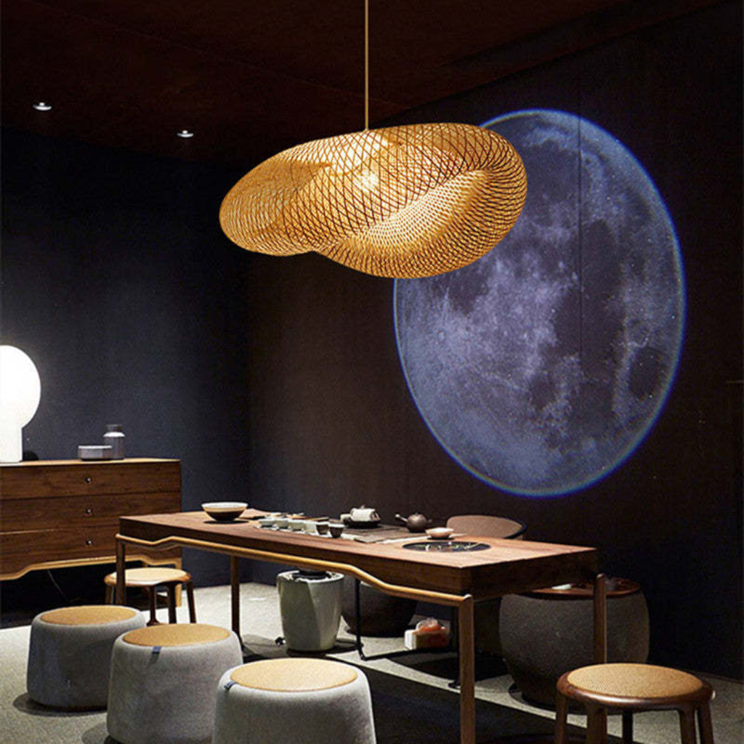 Eco Friendly Bamboo Globe Pendant Lights - Luxicro