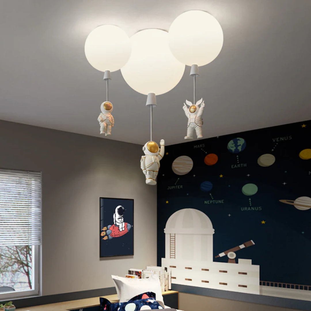 Colorful Galaxy Kids Room Ceiling Lamp