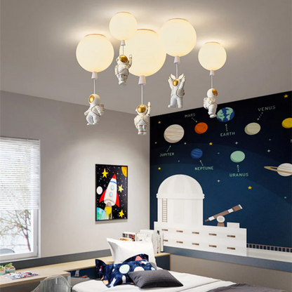 Colorful Galaxy Kids Room Ceiling Lamp