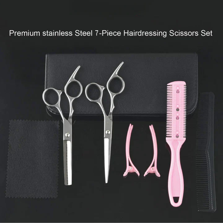 Premium Hair Cutting Kit with Sharp Thinning Scissors