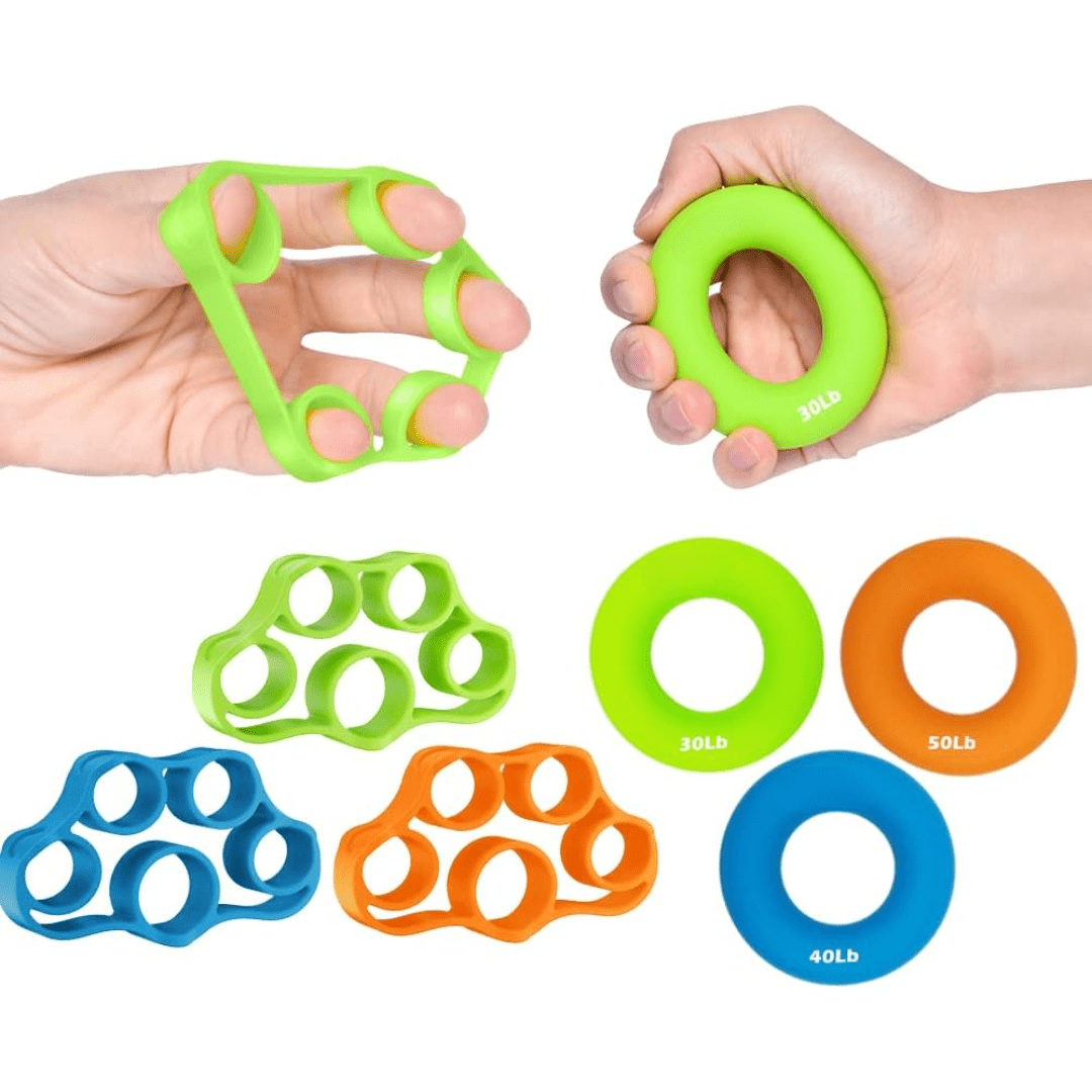 Premium 6-Piece Grip Strengthener Set - Luxicro