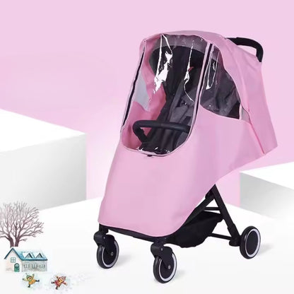 Universal Stroller Rain Cover - Waterproof Stroller Accessory - Luxicro