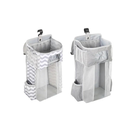 Baby Crib Storage Diaper Changing Organizer